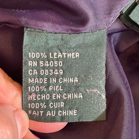 Ralph Lauren Women's Leather Suede Blazer Size Large - Picture 6 of 12